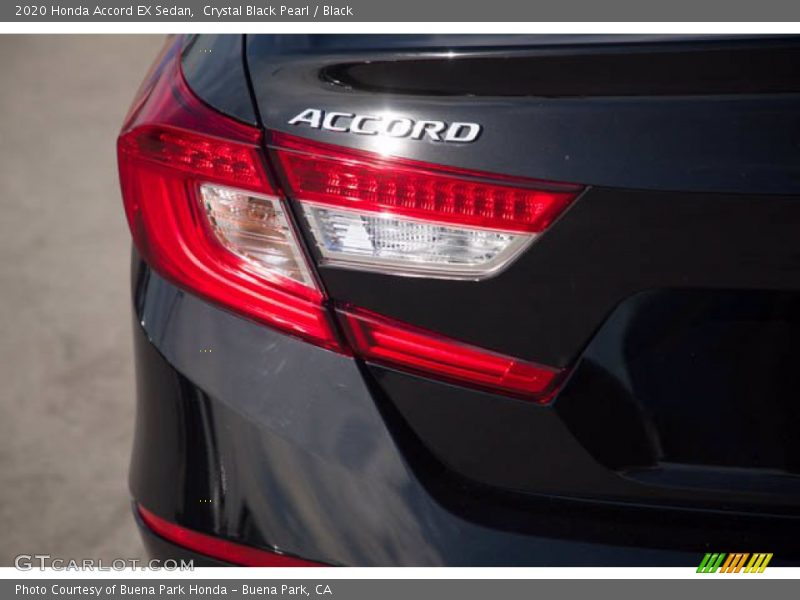 Crystal Black Pearl / Black 2020 Honda Accord EX Sedan