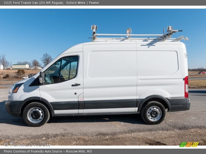 Oxford White / Pewter 2015 Ford Transit Van 150 MR Regular