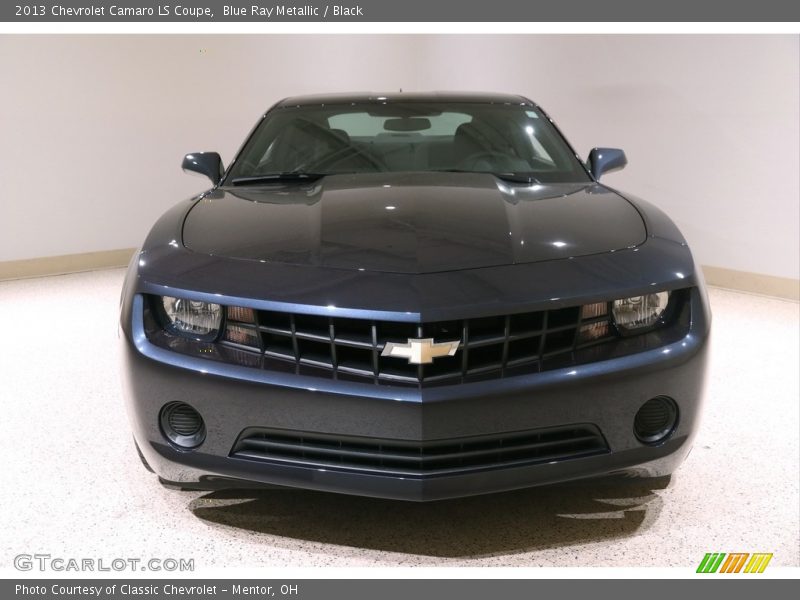 Blue Ray Metallic / Black 2013 Chevrolet Camaro LS Coupe
