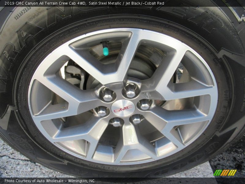 Satin Steel Metallic / Jet Black/­Cobalt Red 2019 GMC Canyon All Terrain Crew Cab 4WD