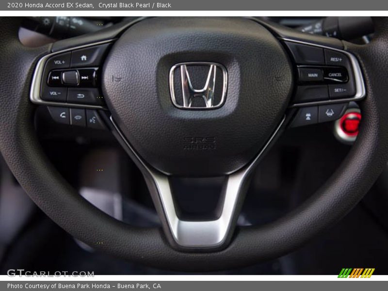 Crystal Black Pearl / Black 2020 Honda Accord EX Sedan