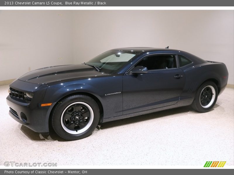 Blue Ray Metallic / Black 2013 Chevrolet Camaro LS Coupe