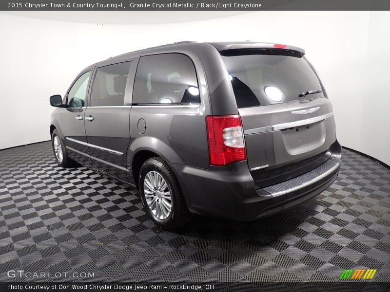 Granite Crystal Metallic / Black/Light Graystone 2015 Chrysler Town & Country Touring-L