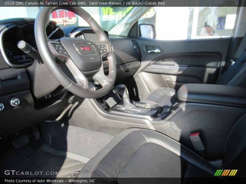 Satin Steel Metallic / Jet Black/­Cobalt Red 2019 GMC Canyon All Terrain Crew Cab 4WD