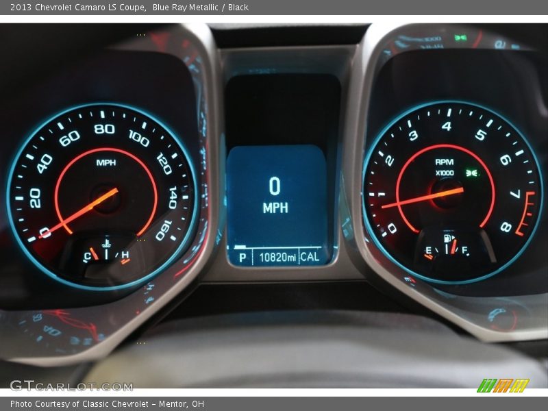 Blue Ray Metallic / Black 2013 Chevrolet Camaro LS Coupe