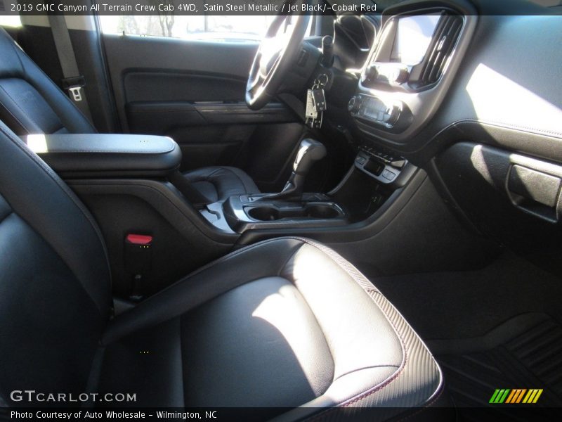 Satin Steel Metallic / Jet Black/­Cobalt Red 2019 GMC Canyon All Terrain Crew Cab 4WD