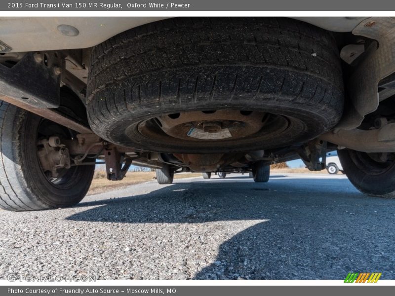 Oxford White / Pewter 2015 Ford Transit Van 150 MR Regular
