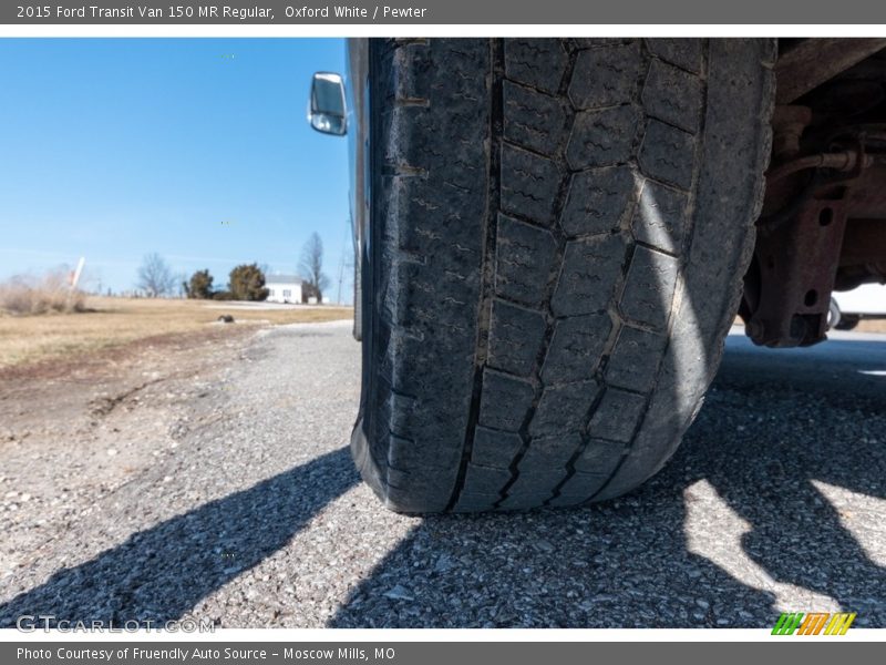 Oxford White / Pewter 2015 Ford Transit Van 150 MR Regular