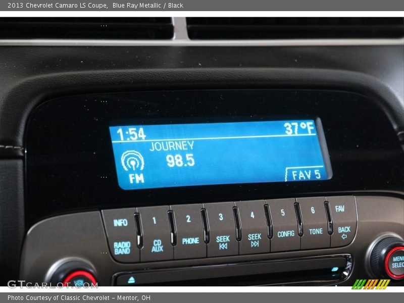 Blue Ray Metallic / Black 2013 Chevrolet Camaro LS Coupe