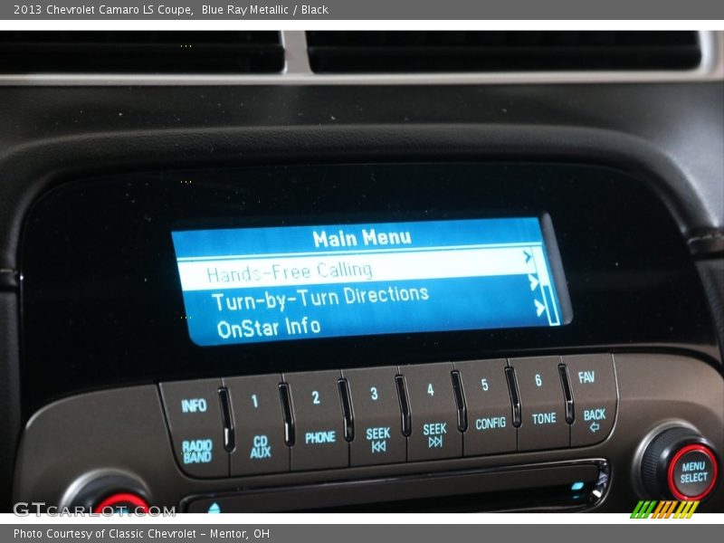 Blue Ray Metallic / Black 2013 Chevrolet Camaro LS Coupe