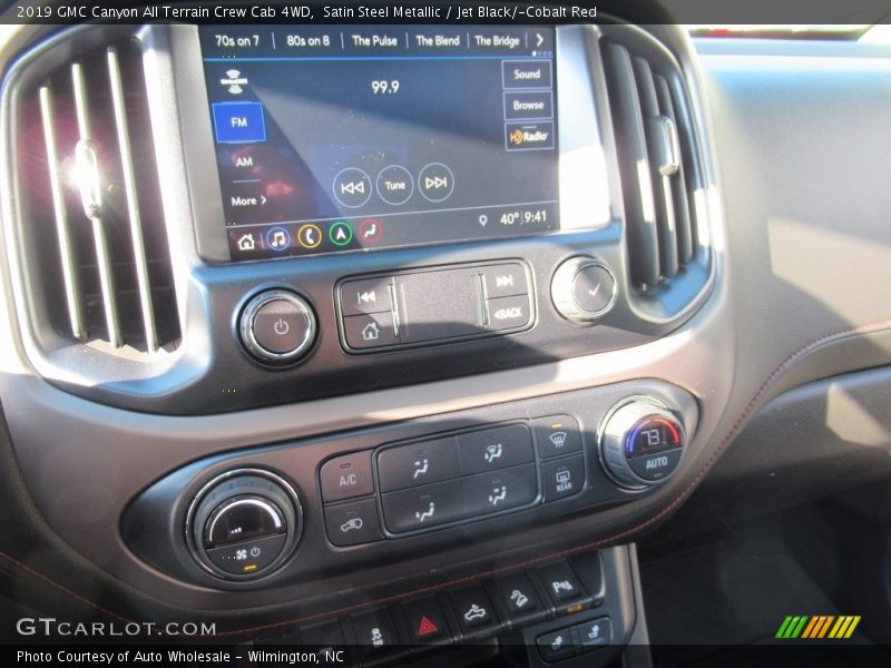 Satin Steel Metallic / Jet Black/­Cobalt Red 2019 GMC Canyon All Terrain Crew Cab 4WD