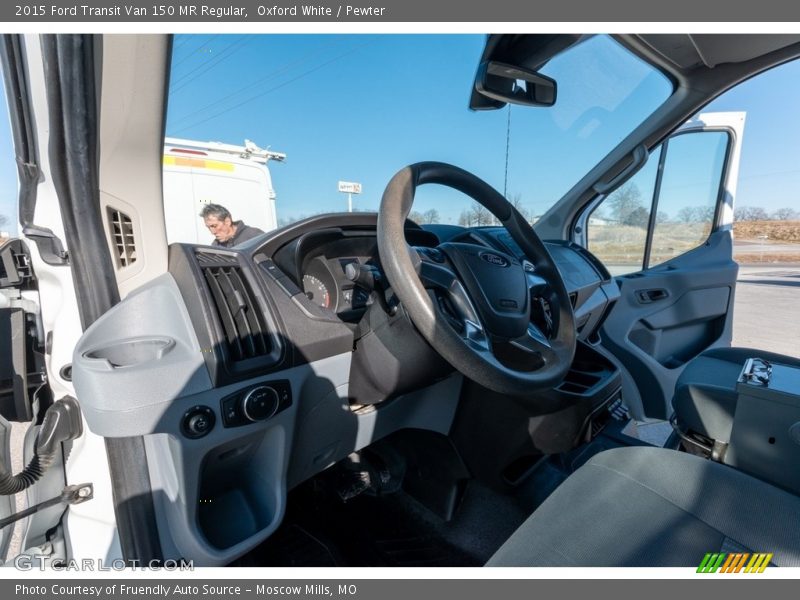 Oxford White / Pewter 2015 Ford Transit Van 150 MR Regular