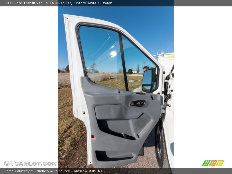 Oxford White / Pewter 2015 Ford Transit Van 150 MR Regular