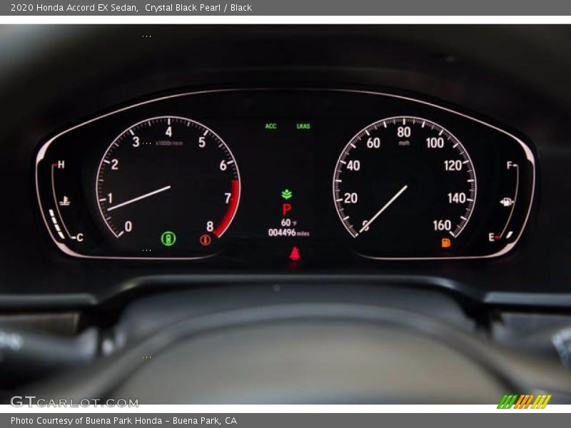 Crystal Black Pearl / Black 2020 Honda Accord EX Sedan