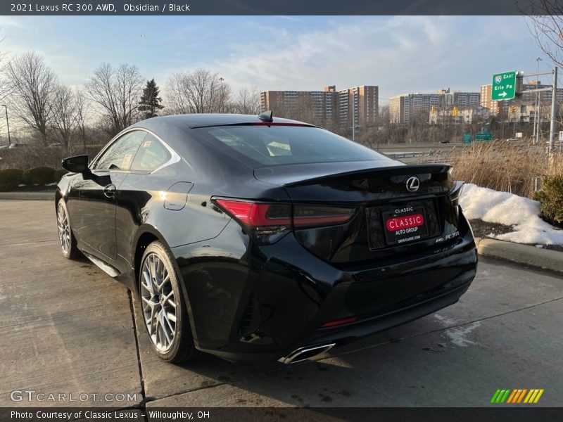 Obsidian / Black 2021 Lexus RC 300 AWD