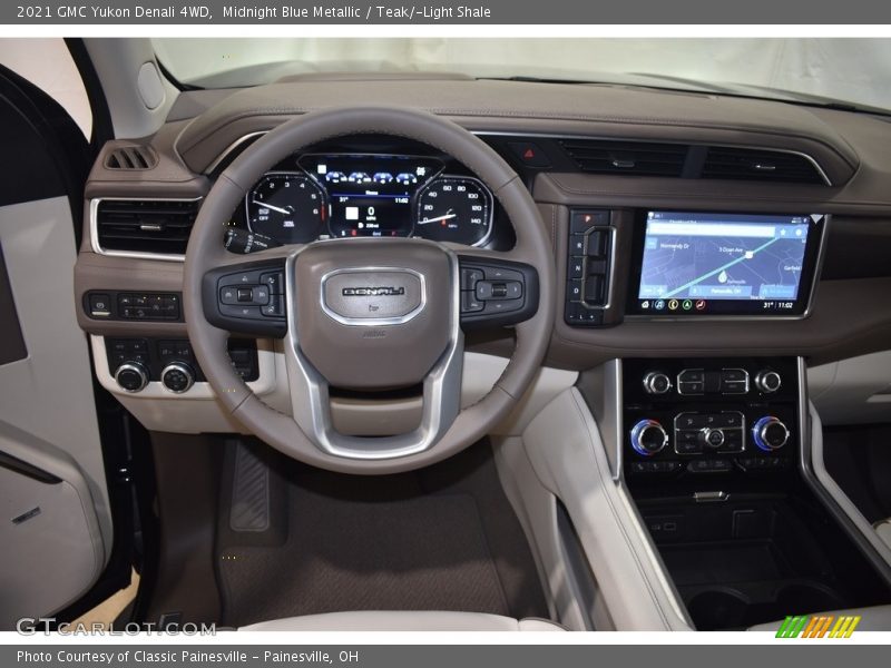 Midnight Blue Metallic / Teak/­Light Shale 2021 GMC Yukon Denali 4WD