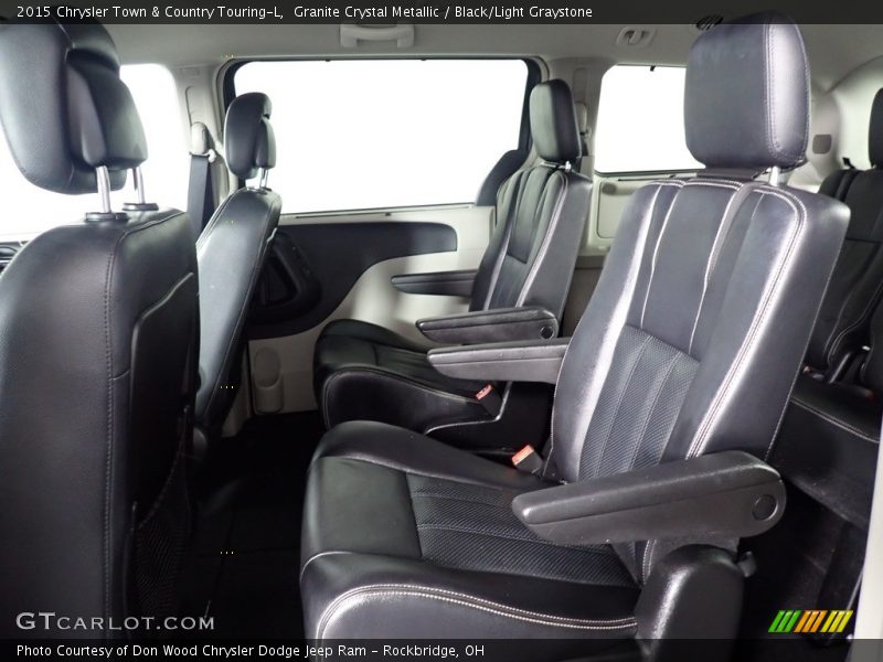 Granite Crystal Metallic / Black/Light Graystone 2015 Chrysler Town & Country Touring-L