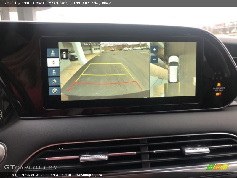 Sierra Burgundy / Black 2021 Hyundai Palisade Limited AWD