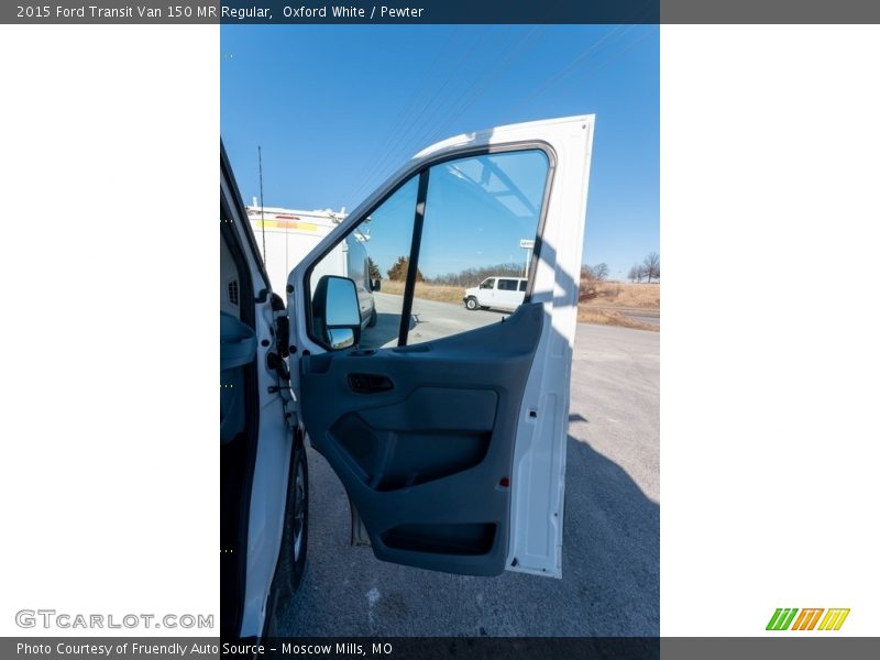Oxford White / Pewter 2015 Ford Transit Van 150 MR Regular