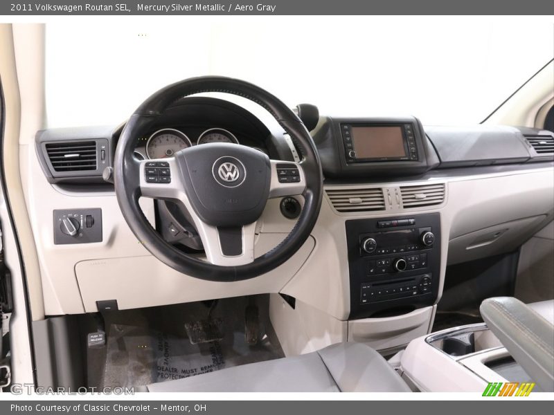 Mercury Silver Metallic / Aero Gray 2011 Volkswagen Routan SEL