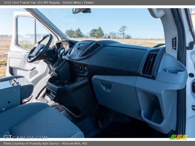 Oxford White / Pewter 2015 Ford Transit Van 150 MR Regular