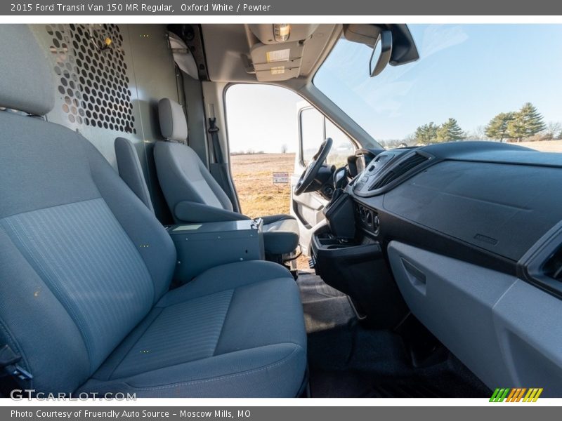 Oxford White / Pewter 2015 Ford Transit Van 150 MR Regular