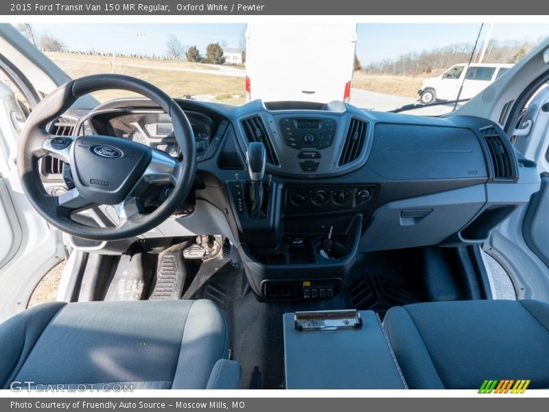 Oxford White / Pewter 2015 Ford Transit Van 150 MR Regular