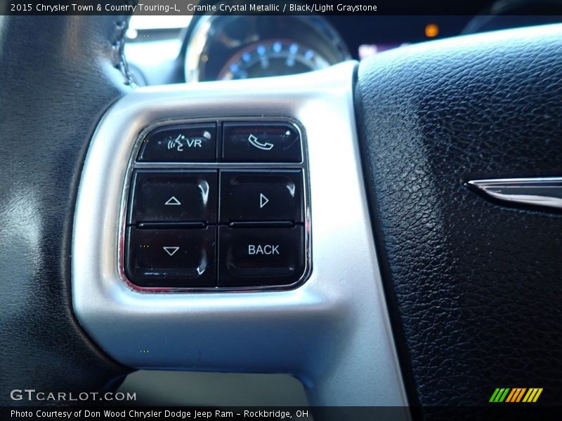 Granite Crystal Metallic / Black/Light Graystone 2015 Chrysler Town & Country Touring-L