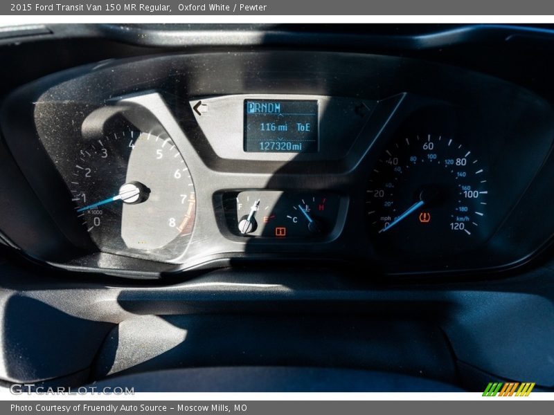 Oxford White / Pewter 2015 Ford Transit Van 150 MR Regular
