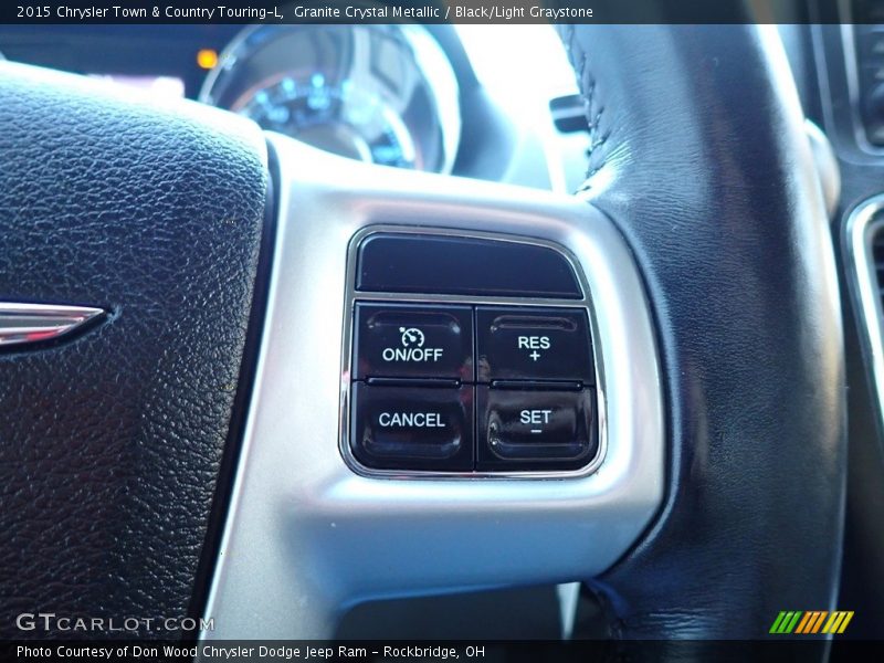 Granite Crystal Metallic / Black/Light Graystone 2015 Chrysler Town & Country Touring-L