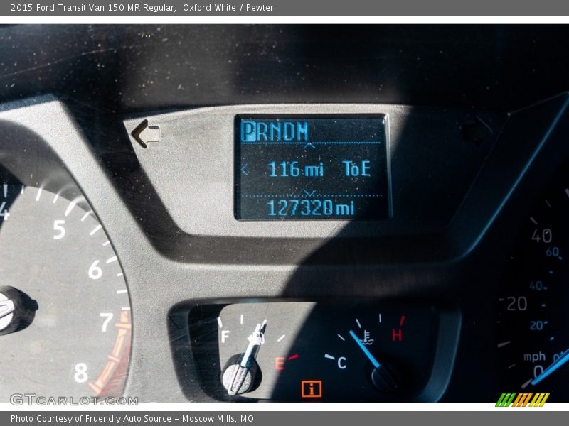 Oxford White / Pewter 2015 Ford Transit Van 150 MR Regular