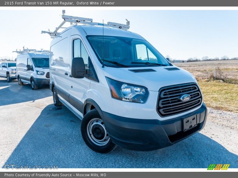 Oxford White / Pewter 2015 Ford Transit Van 150 MR Regular