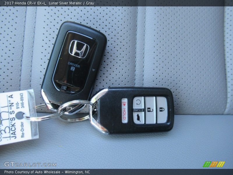 Lunar Silver Metallic / Gray 2017 Honda CR-V EX-L