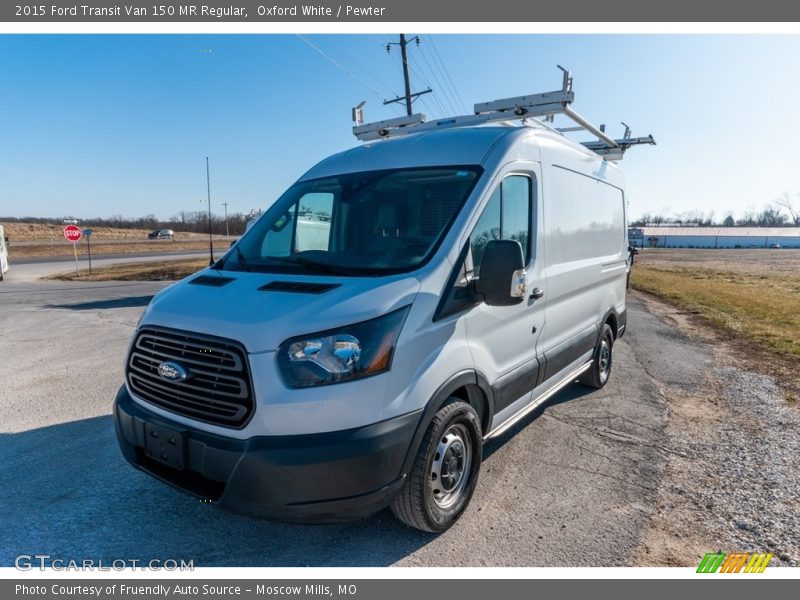 Oxford White / Pewter 2015 Ford Transit Van 150 MR Regular