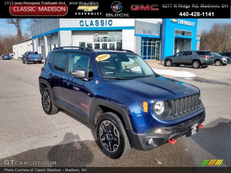 Jetset Blue / Black 2017 Jeep Renegade Trailhawk 4x4