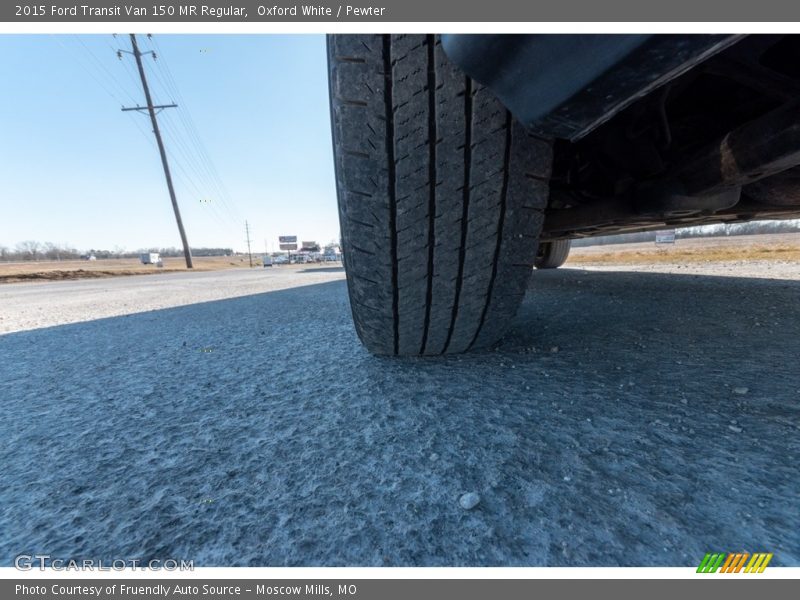Oxford White / Pewter 2015 Ford Transit Van 150 MR Regular