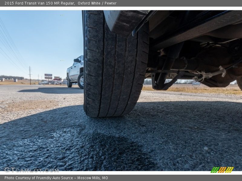 Oxford White / Pewter 2015 Ford Transit Van 150 MR Regular