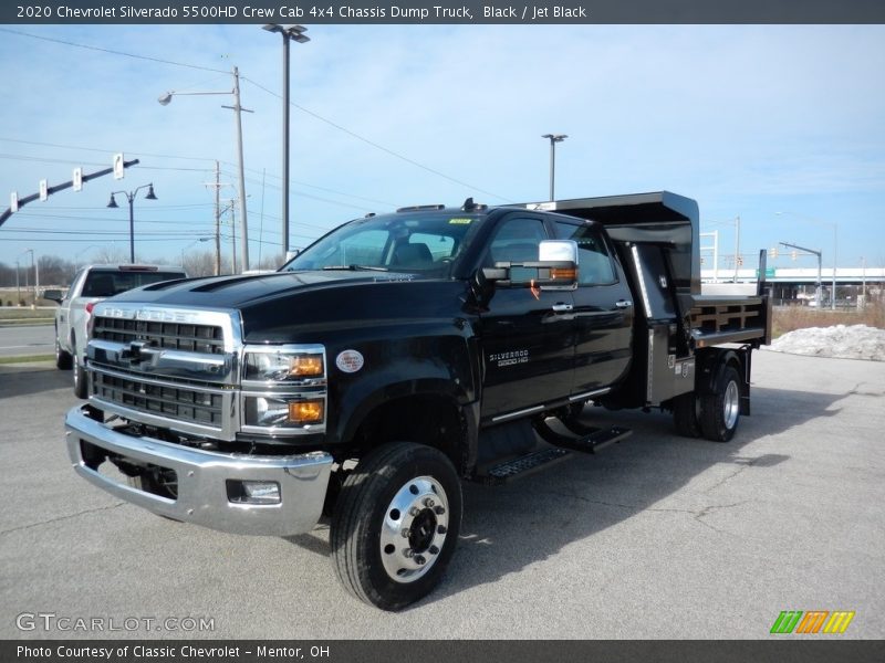  2020 Silverado 5500HD Crew Cab 4x4 Chassis Dump Truck Black