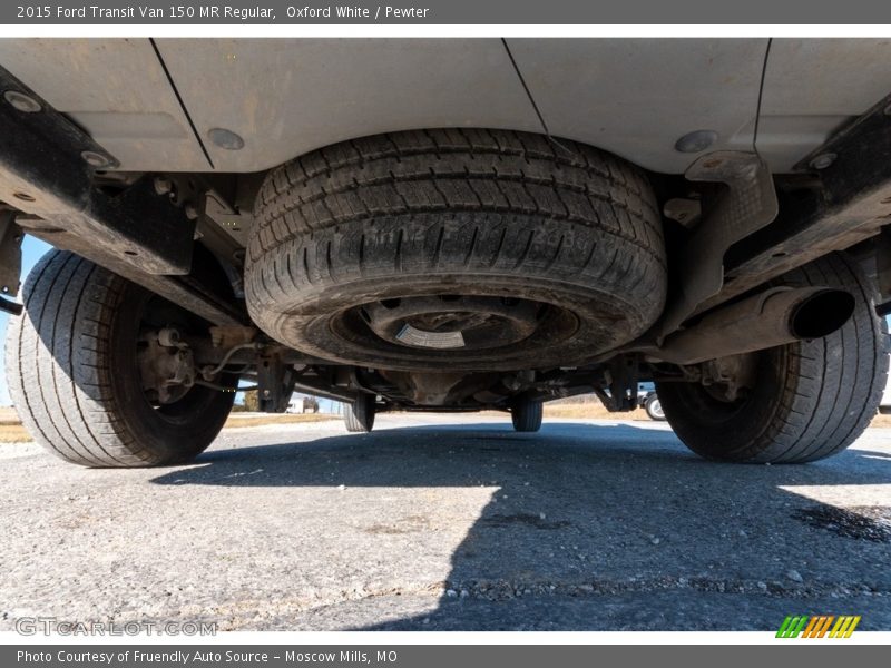 Oxford White / Pewter 2015 Ford Transit Van 150 MR Regular