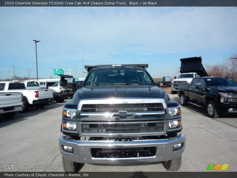 Black / Jet Black 2020 Chevrolet Silverado 5500HD Crew Cab 4x4 Chassis Dump Truck