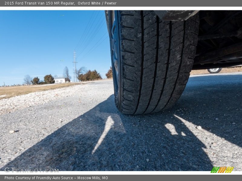 Oxford White / Pewter 2015 Ford Transit Van 150 MR Regular