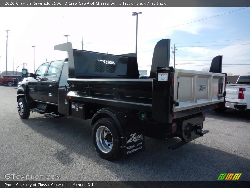 Black / Jet Black 2020 Chevrolet Silverado 5500HD Crew Cab 4x4 Chassis Dump Truck
