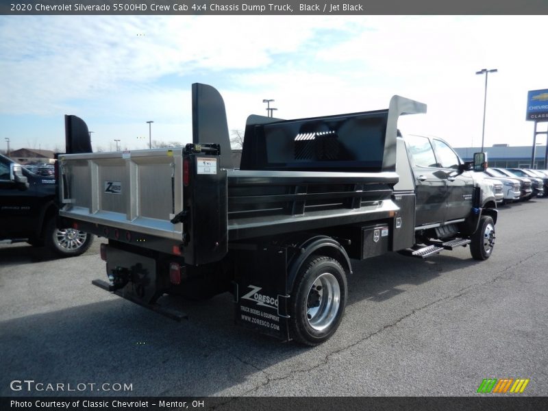 Black / Jet Black 2020 Chevrolet Silverado 5500HD Crew Cab 4x4 Chassis Dump Truck