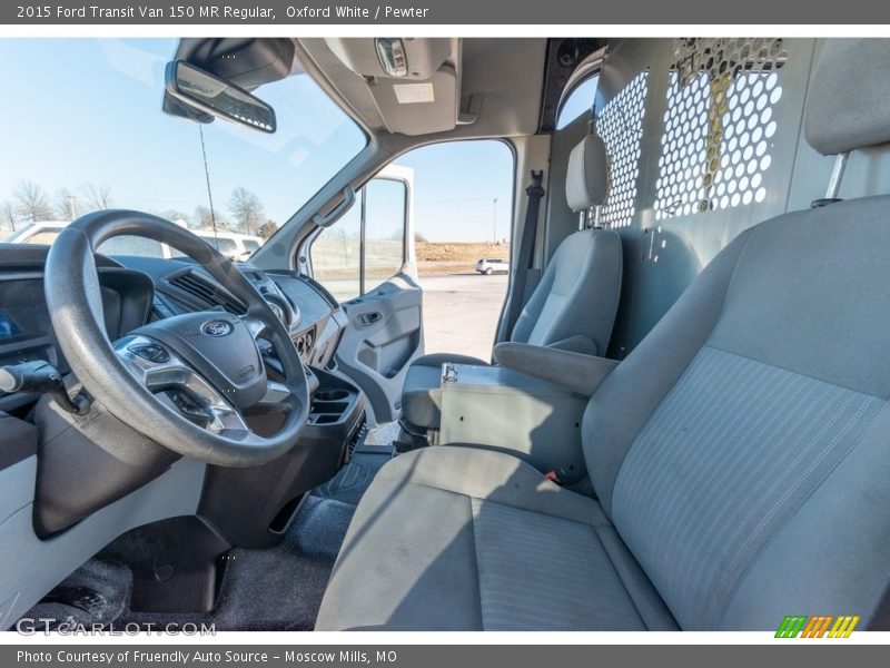 Oxford White / Pewter 2015 Ford Transit Van 150 MR Regular