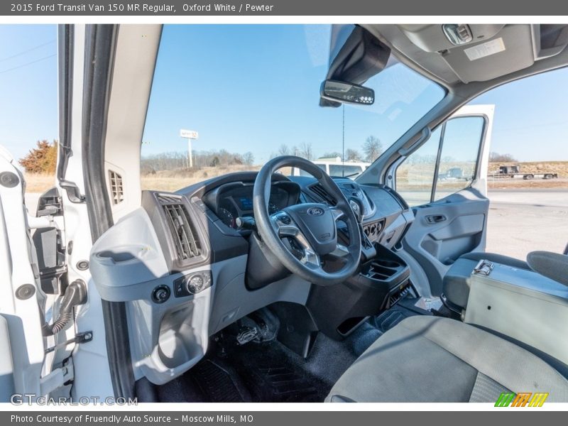 Oxford White / Pewter 2015 Ford Transit Van 150 MR Regular