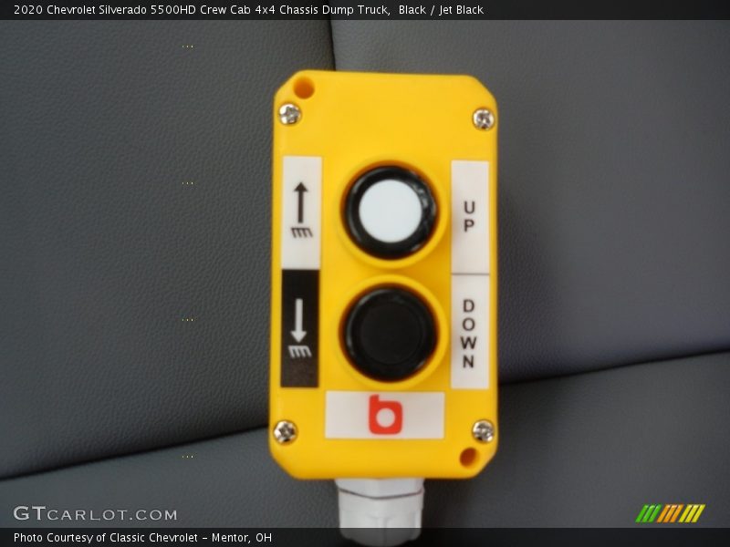 Black / Jet Black 2020 Chevrolet Silverado 5500HD Crew Cab 4x4 Chassis Dump Truck