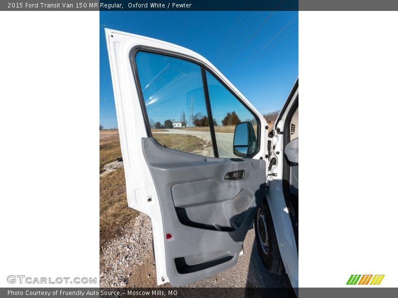 Oxford White / Pewter 2015 Ford Transit Van 150 MR Regular