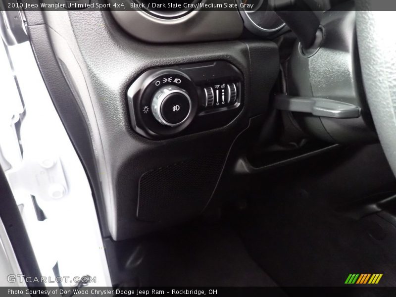 Black / Dark Slate Gray/Medium Slate Gray 2010 Jeep Wrangler Unlimited Sport 4x4