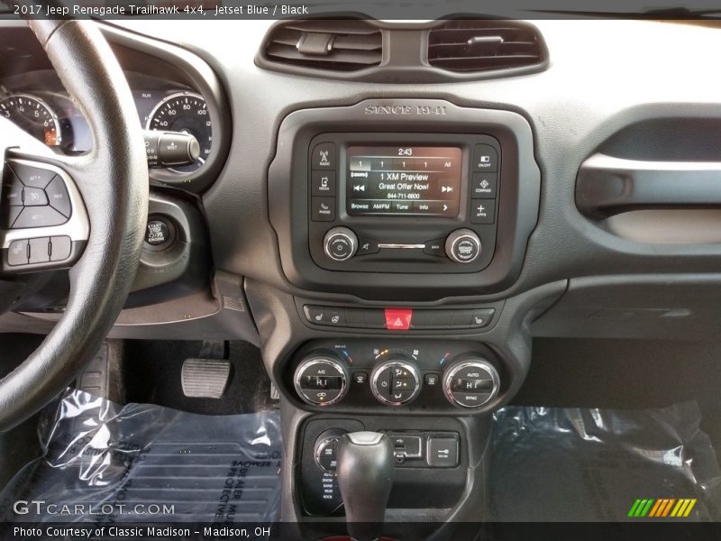 Jetset Blue / Black 2017 Jeep Renegade Trailhawk 4x4