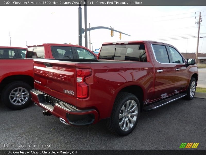 Cherry Red Tintcoat / Jet Black 2021 Chevrolet Silverado 1500 High Country Crew Cab 4x4